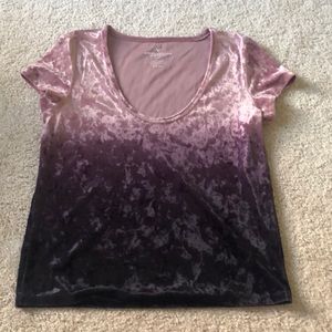 Velvet Ombré American Eagle T- Shirt